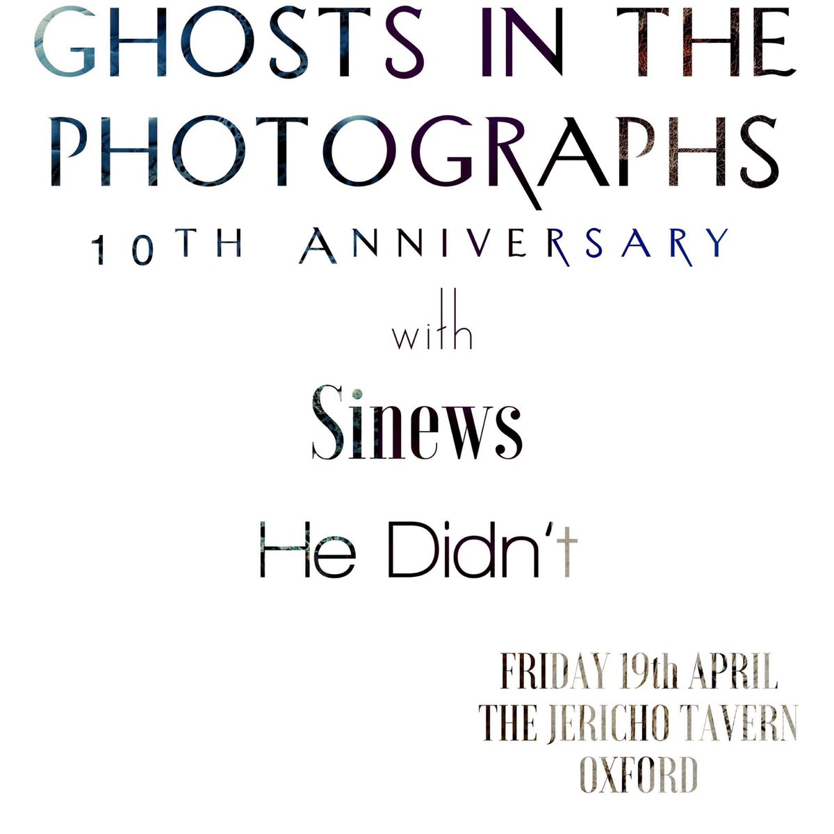One week until our show at the Jericho with GITP and HD. And here’s an irresistible special offer - if you get an advance ticket you’ll earn an exclusive personalised thumbs up from us, delivered at some point during the night.

Get your thumbs up here: wegottickets.com/event/607411