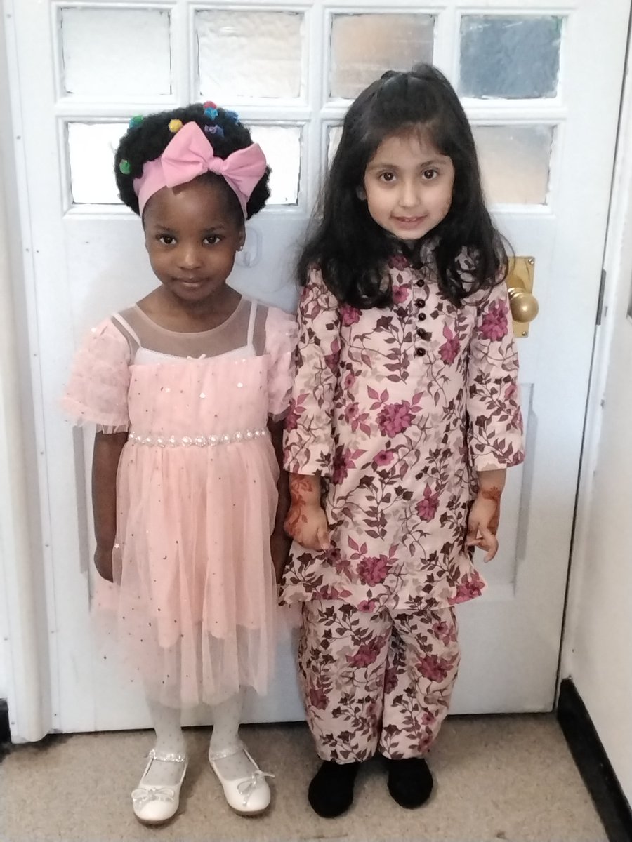 MarlboroughPrim's tweet photo. Nursery are all dressed up in their Eid clothes for their Eid party. #EidAlFitr2024 #EidMubarak #party #celebrations #eidparty #timetohavefun #yummyfood https://t.co/2wfqA2xfgK