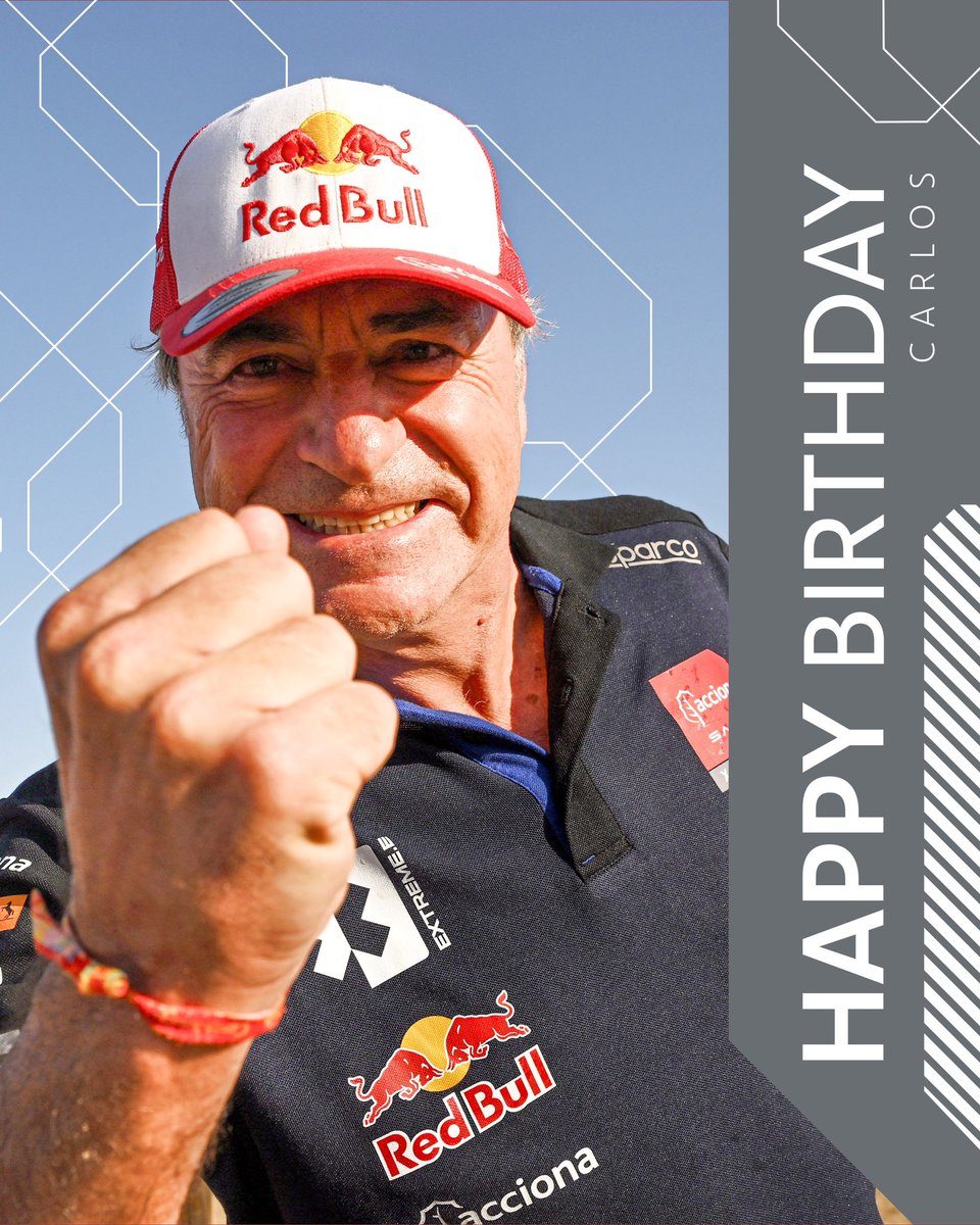 The boss turns 62 today, HAPPY BIRTHDAY @CSainz_oficial! 🎂🎊