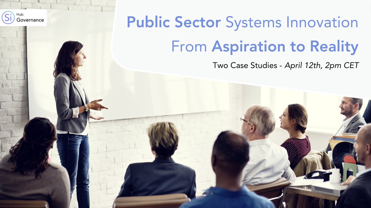 Happening today! Si Governance Hub will be hosting this interesting event on how systems innovation works in practice when working in and with government departments via two case studies. RSVP here: t.ly/IOI5S