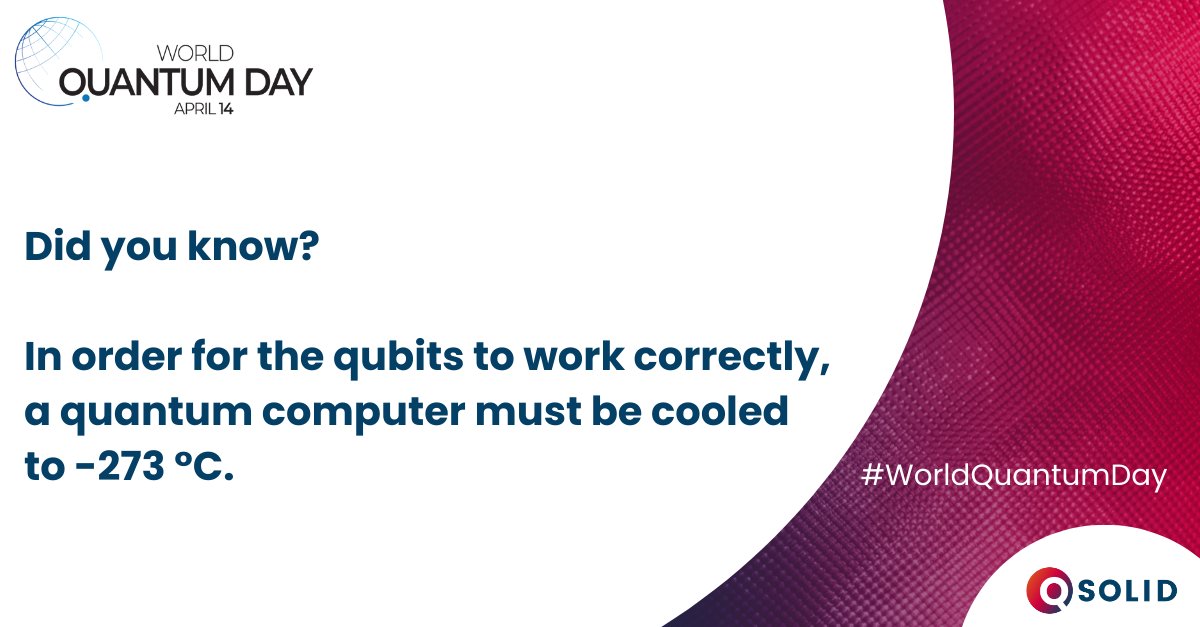 ❄ #Quantum computers like it 𝘃𝗲𝗿𝘆 cold. 🥶 This is just one of many reasons why they will continue to be operated in special #computing centres and not in offices for the foreseeable future. Learn more: 👉 eetimes.eu/the-status-of-… #WorldQuantumDay #cryogenic #qubit #QSolid