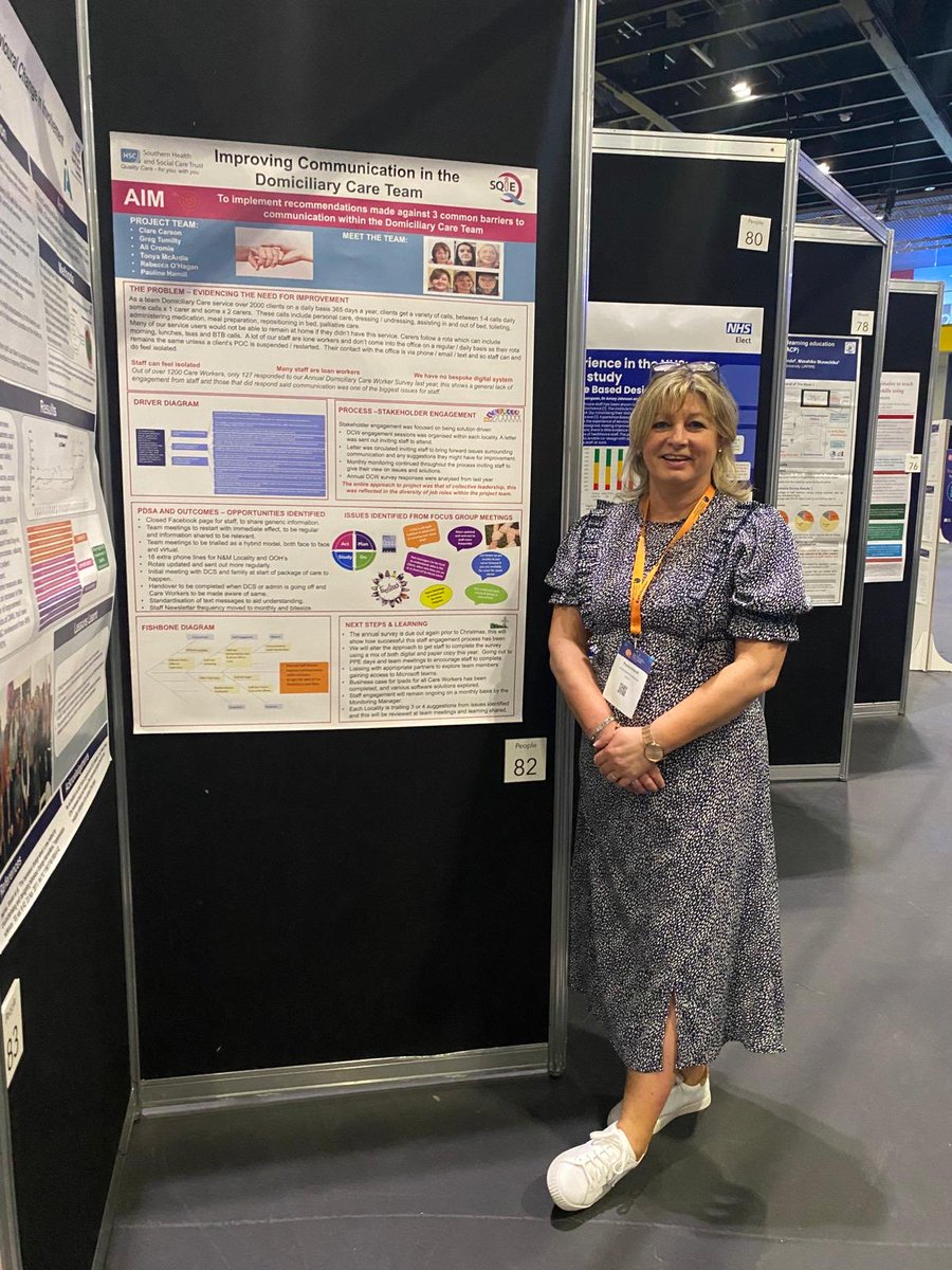 Pauline Hamill sharing the learning ⁦@QualityForum⁩ ⁦@SouthernHSCT⁩ Getting Better Together Domiciliary Care improvement project #allteachalllearn