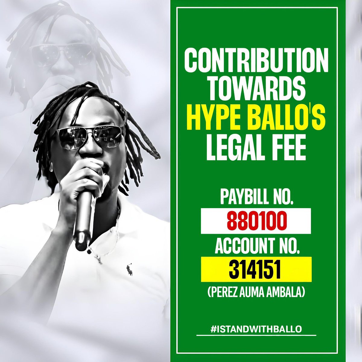 We do this for our brother @hypeballo 
Your support is highly appreciated.
#freeballo
#istandwithballo