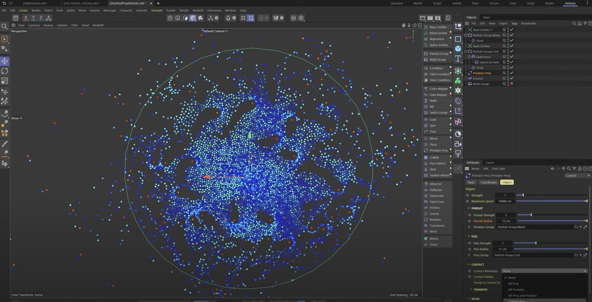 🤩The new particle engine looks very cool! thanks @MaxonVFX 👉 3dart.it/en/whats-new-i… #C4D #motiondesign