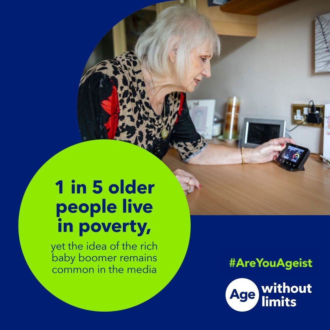 Ageism can have a financial impact. Ageism in the workplace means older people not being able to work for as long as they want to. This can lead to people being locked out of employment & potentially facing financial insecurity and poverty in later life. agewithoutlimits.org/resources/five…