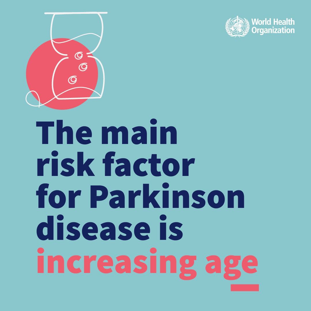 Parkinson's disease is a brain condition with symptoms like: 🫳🏼 Tremors 🚶🏻 Slowness of movement 👣 Trouble walking ⚕ Medicines, rehabilitation & surgery can help manage the condition. Learn more here 👉🏼 who.int/news-room/fact…