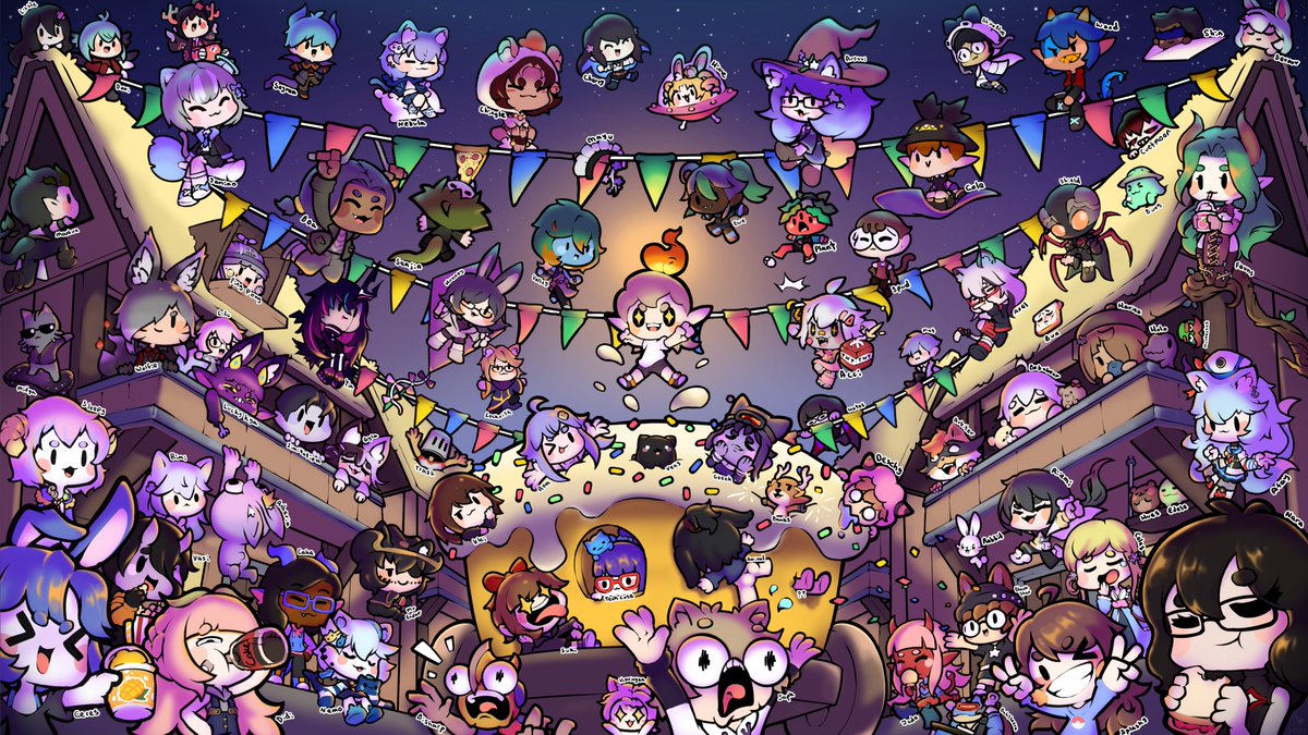 Thankyou everyone for joining me on my Birthday stream from 2 weeks ago!🧡i finally finished the piece!!!😆