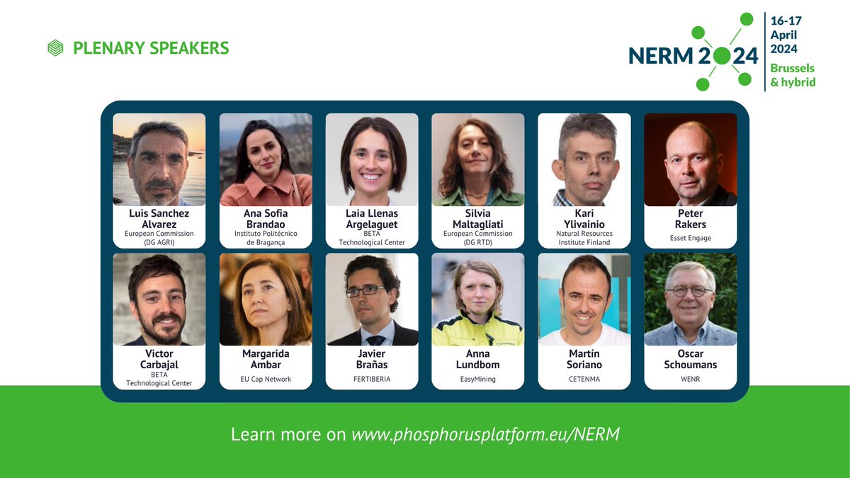 🎉#NERM is approaching and we are looking forward to welcoming you in Brussels on the 16-17 April 2024! Learn more about plenary speakers 👉 lnkd.in/dM8whAap and check the complete programme, with expert panelists and projects presentations, here👉 lnkd.in/dEc7EyjK