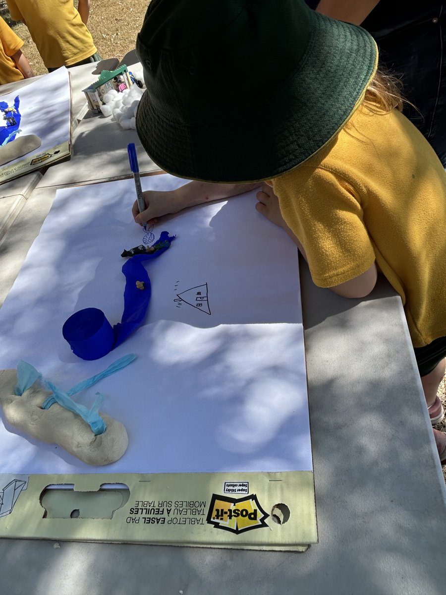 Thrilled to join St. Francis Xavier’s Primary School, Narrabri for a fun day of learning about #WaterForTheEnvironment! #CEWH Local Engagement Officer Chrissy had a blast with Year 1 & 2 students creating landscapes and sparking interest in water science. 👩‍🔬💧