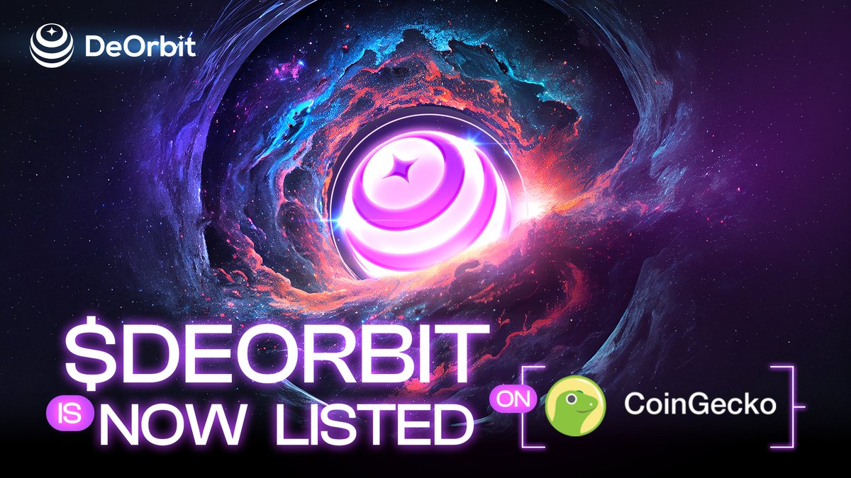 $DEORBIT Is Now Listed On CoinGecko 

coingecko.com/en/coins/deorb…