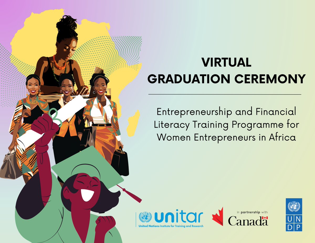 Congratulations to over 2,000 graduates of the Regional Online Entrepreneurship & Financial Literacy Training Programme! Your newfound skills & knowledge place you at the core of Africa's future economic transformation. @CanadaDev @UNITARHiroshima
