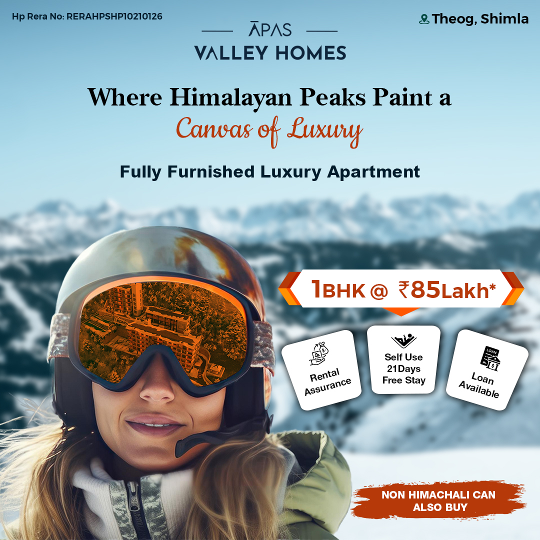 Dive into the lap of luxury amidst the majestic Himalayan peaks! Fully Furnished 1 BHk  Serviced Apartment ☎️Book now and experience unparalleled comfort and style.
#LuxuryLiving #HimalayanRetreat #NatureLovers #DreamHome #LuxuryApartment #ServicedApartment #MountainView #madhyam