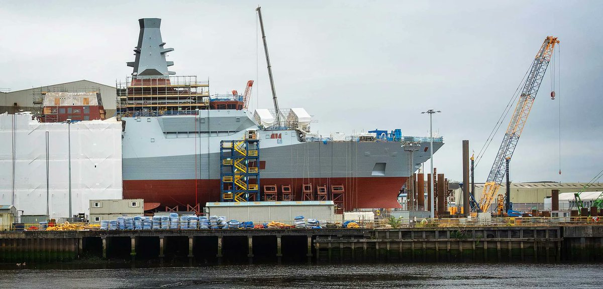 New article: Type 26 frigate construction and shipyard investment – progress update navylookout.com/type-26-frigat…