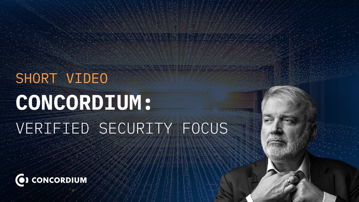 🚀 Explore the importance of #BlockchainSecurity from @larsseier in our latest video 🎥 'Understanding Blockchain Security: The Crucial Role of Finality.' 

Learn about finality and how #Concordium uses zero-knowledge proofs for enhanced privacy and security🛡️✨

#Crypto…