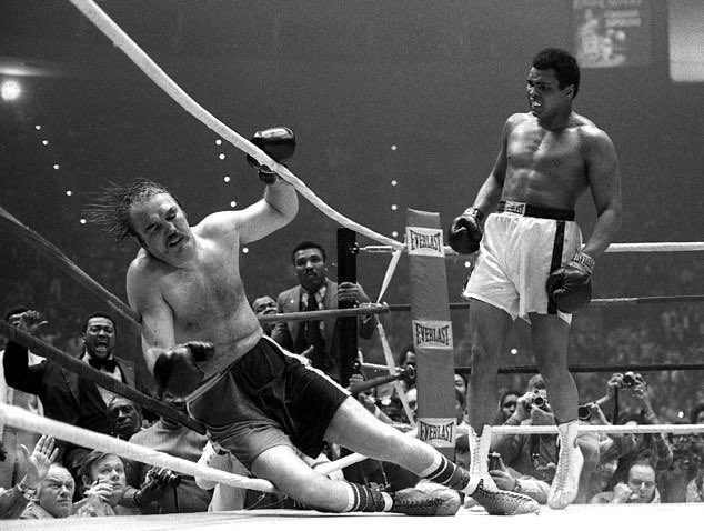 “I bought my wife a blue negligee. I said ‘Wear this because tonight you're sleeping with the heavyweight champion.’ After the fight, I walk in & she's sitting on the edge of the bed in the negligee. She says, ‘Am I going to Ali's room or is he coming to mine?'' - Chuck Wepner