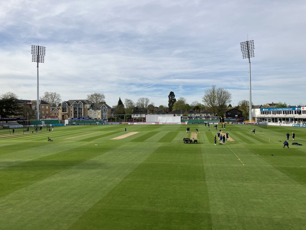 CRICKET Bright and breezy at Chelmsford ahead of the first day of Kent’s Championship match at Essex. 🎙️ Every ball online with regular radio reports from 11am. #bbccricket