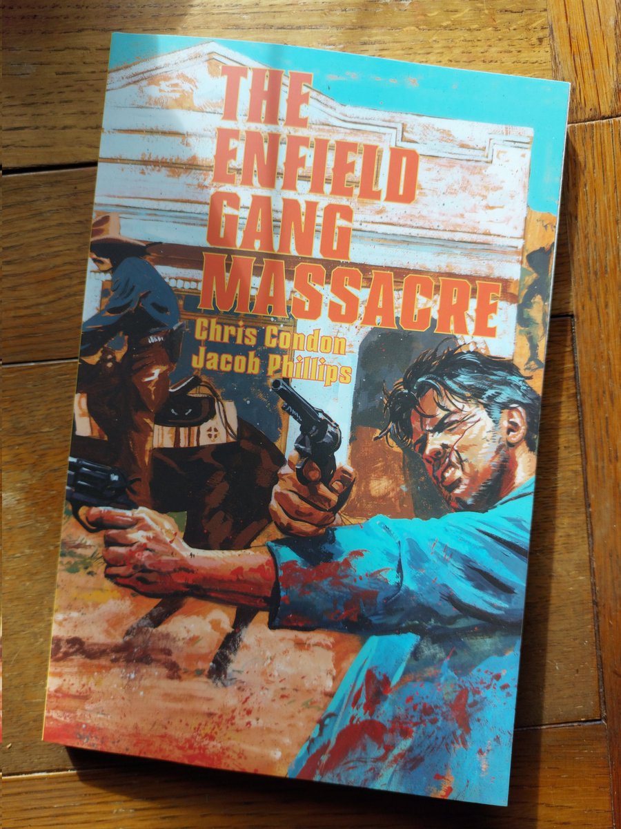 It's here and it's spectacular. The best comic of the past year, Enfield Gang Massacre, is now collected, and the TPB clearly had just as much care taken over it as the single issues - that newsprint feel (and smell) is an essential component of the book. Plus, a new short story!