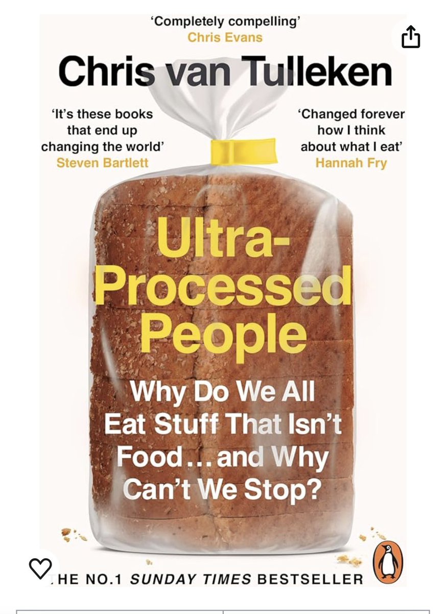 Michelle Brake (@m_brake11) on Twitter photo I’m about a quarter of the way through ‘Ultra-Processed People’ by <a href="/DoctorChrisVT/">Chris van Tulleken 🏳️🌈</a> and it is making so much sense yet also destroying the way I’ve thought about food for decades… I wonder if this is what it felt like when it was discovered the world isn’t flat?! 🤯 #UPF I’m about a quarter of the way through ‘Ultra-Processed People’ by <a href="/DoctorChrisVT/">Chris van Tulleken 🏳️🌈</a> and it is making so much sense yet also destroying the way I’ve thought about food for decades… I wonder if this is what it felt like when it was discovered the world isn’t flat?! 🤯 #UPF