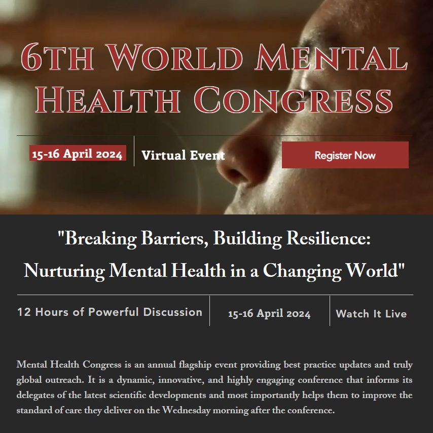 JOIN US ONLINE:
Building Resilience and Mental Fitness in Today's Evolving Workplace.
07:30 - 08:00 (GMT)
16 April 2024
Register to attend here: mentalhealth-conference.com
.
#mentalhealth #wellnessatwork #mentalresilience #conference #onlineevent