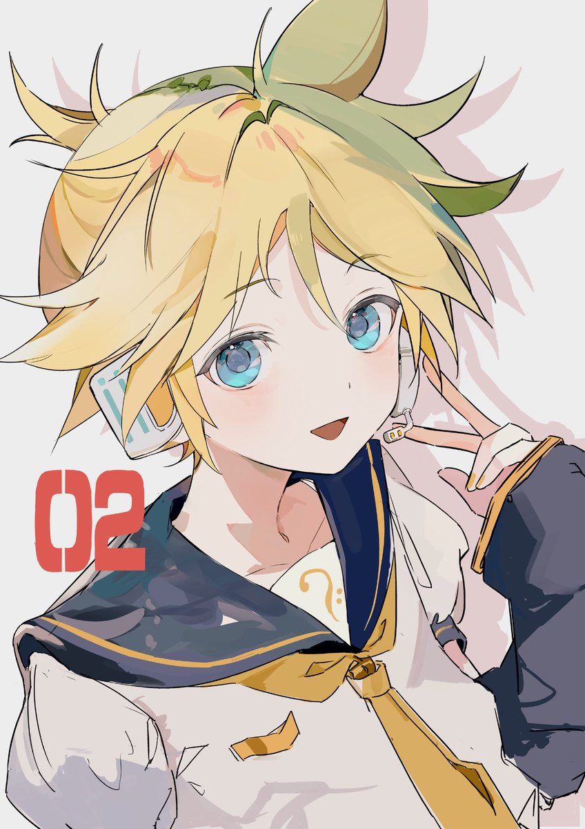 #VOCALOID 
#鏡音レン
マスター元気！？
(フォロワー様の使用.保存◎)