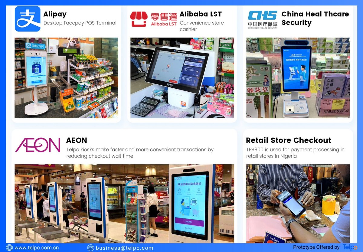 Discover why #Telpo leads the way in #retail #solutions with numerous successful #cases worldwide. Join the revolution in #retail technology with #Telpo today! 🌟
👉 telpo.com.cn
👉 business@telpo.com
#Telpo #RetailSolutions #pos