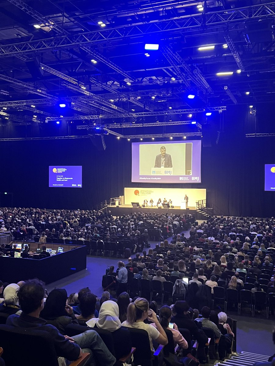 A great ‘together’ atmosphere here at EXCEL at the #International Forum on Quality and Safety in Healthcare London #Quality 2024 <a href="/NHS_ELFT/">East London NHS Foundation Trust (ELFT)</a> <a href="/DrAmarShah/">Amar Shah</a>