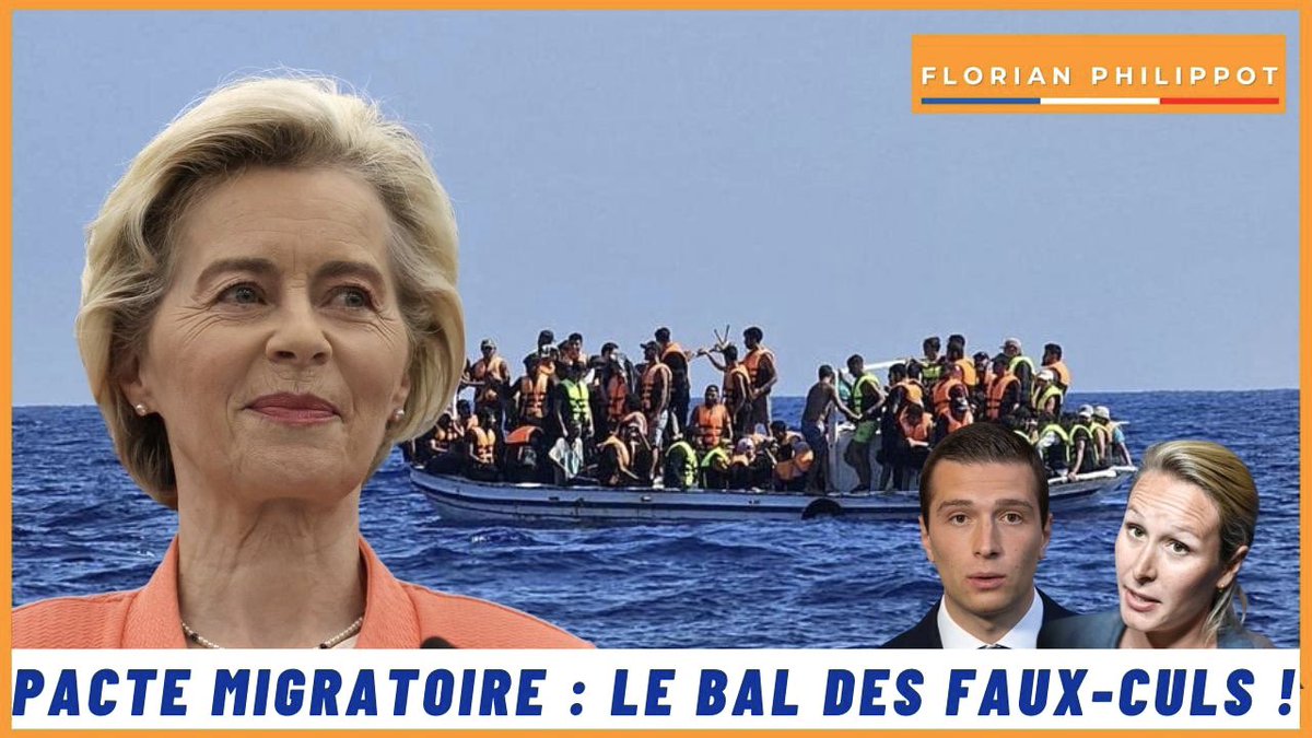 La vérité sur le #PacteMigratoire européen voté par le parlement européen hier !

#Ursula siffle l’immigration massive avec ses copains #Soros et cie et les fausses oppositions font semblant de dire non ! Le bal des faux-culs !

La vérité sur un texte qui vise à nous détruire !