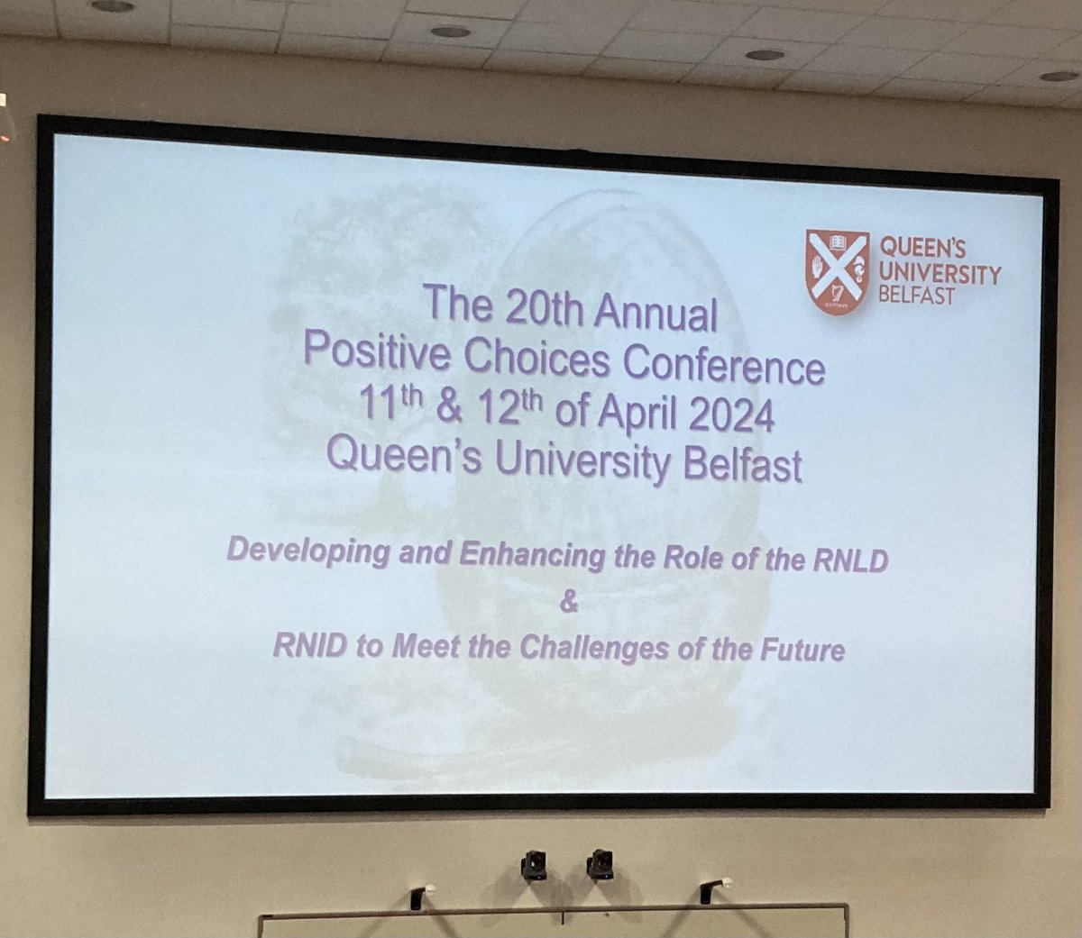 🤩 Looking forward to today’s #PCPC24 conference. 🥰 So pleased to see LOTS of #LearningDisability #nursing students. 🤗 Our profession is definitely worth considering as a career option. ☺️ No two days the same & so rewarding! @RcnLDForum @paulfmca @helen_laverty @QUBSONM