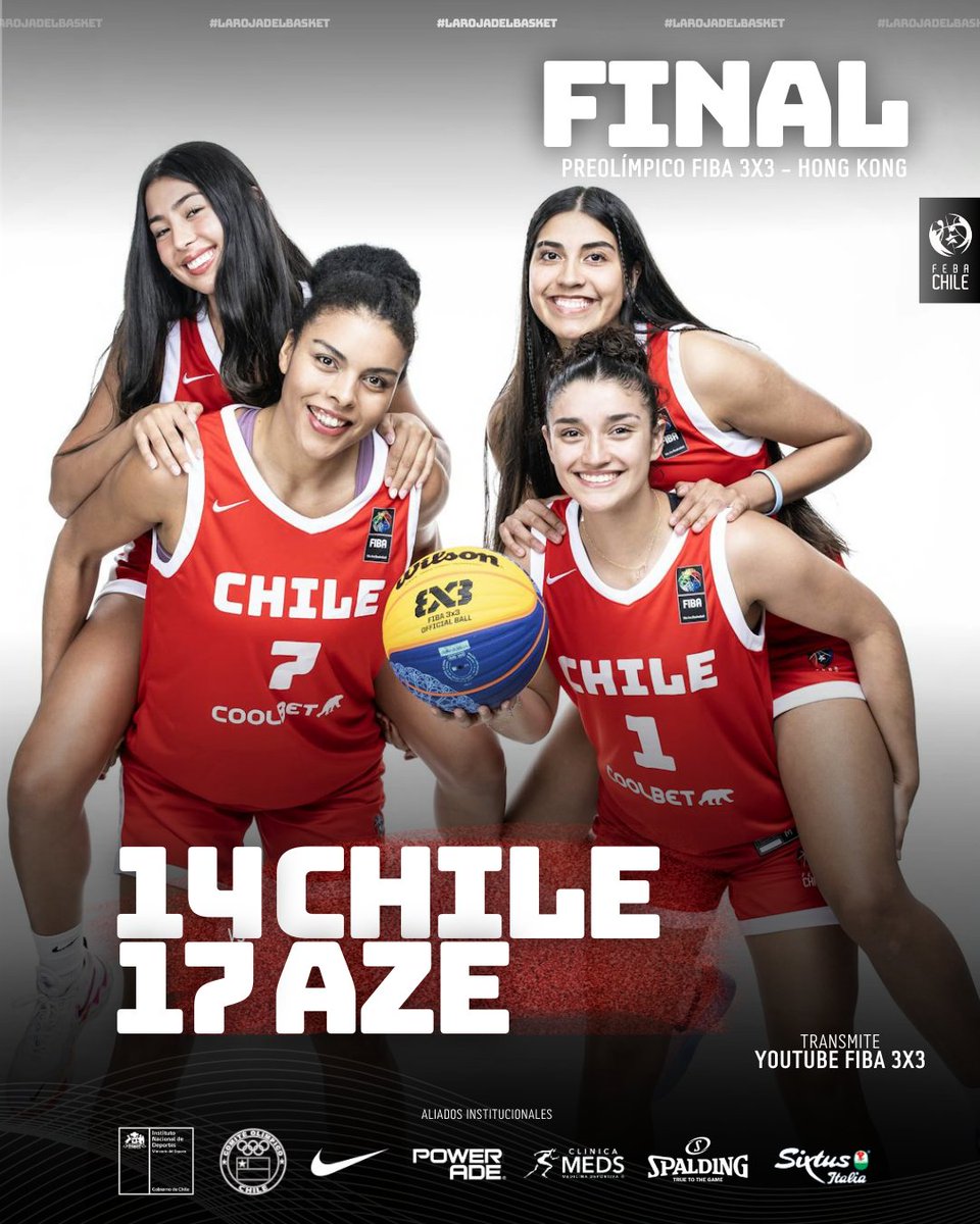 No pudimos en el debut #3x3OQT

Caímos 14-17 con Azerbaiyán 🇦🇿 tras un duro inicio con el contratiempo físico que sufrió Thiare García al comienzo y que no le permitió continuar 🥺

Todo seguirá este sábado 12 🆚️ Países Bajos (3:30 H) y Mongolia (5:20 H)

#LaRojaDelBasket 🟡🔵