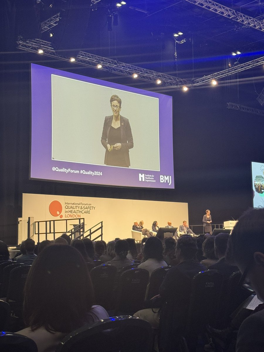 Loved sharing my change idea with my neighbour during @PennyPereira1 Key note speech: Also appreciated taking the time to think about the tangible actions we can take. Metaphors matter !! The lightbulb example was great @QualityForum #Quality2024