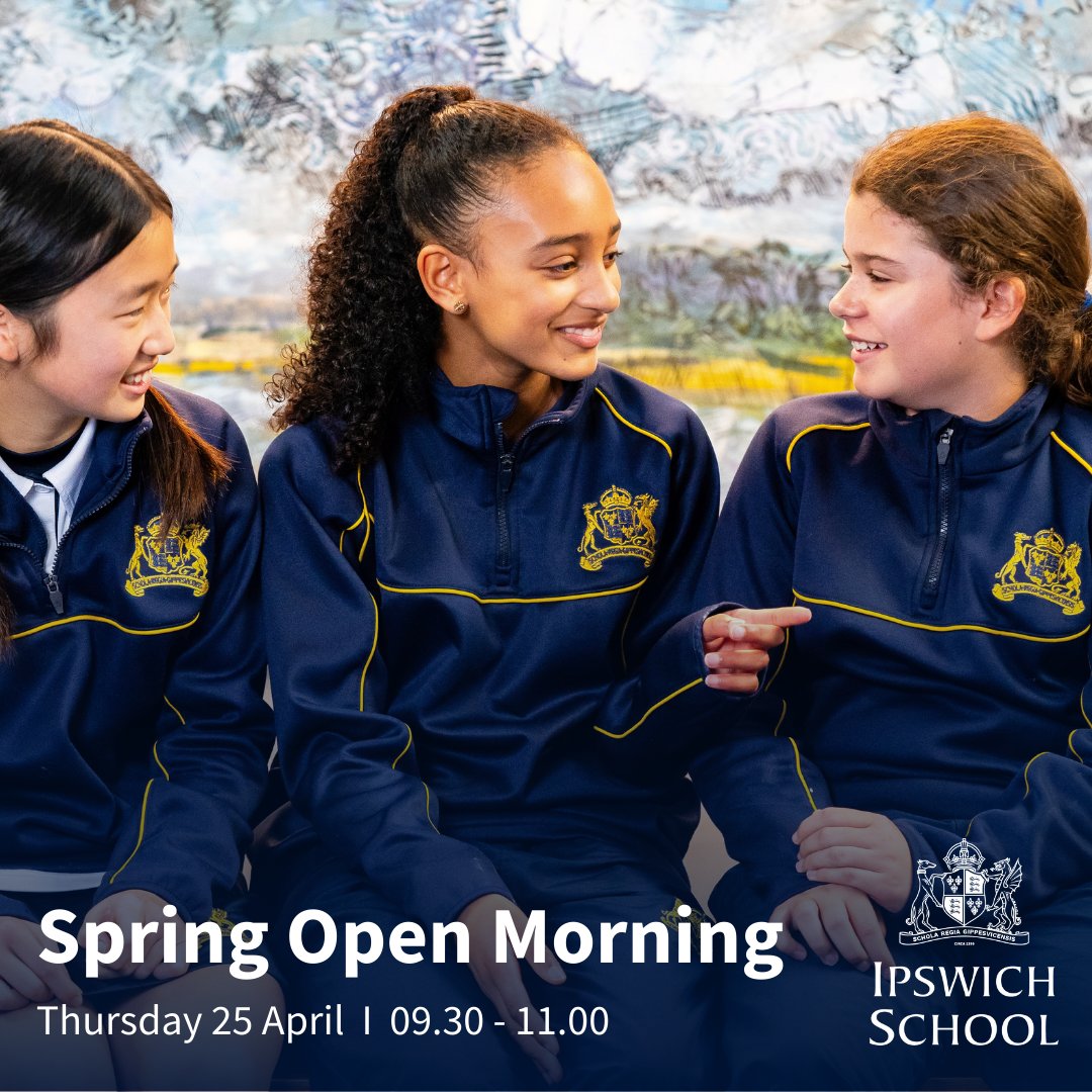 At the top independent school in Suffolk, we inspire our pupils to create their own extraordinary futures. Come and see for yourself at our next Spring Open Morning on Thursday 25 April. Register your place here: shorturl.at/GHVX9