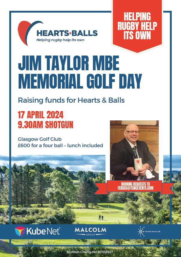 We are proud to announce KubeNet's sponsorship of the inaugural Jim Taylor Memorial Golf Day, set to take place at Glasgow Golf Club on April 17th 2024. All proceeds from this event will benefit Hearts + Balls, a charity that Jim tirelessly supported as an ambassador.