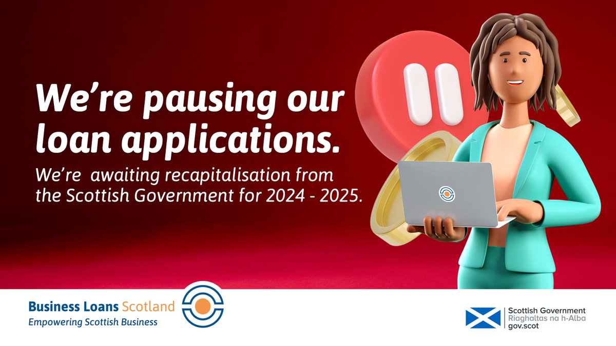 We’re waiting to hear if we will be recapitalised by the Scottish Government for 2024 - 2025. We are unable to progress any enquires and applications until we hear from the Scottish Government. Please keep an eye on our social media and website for updates.
