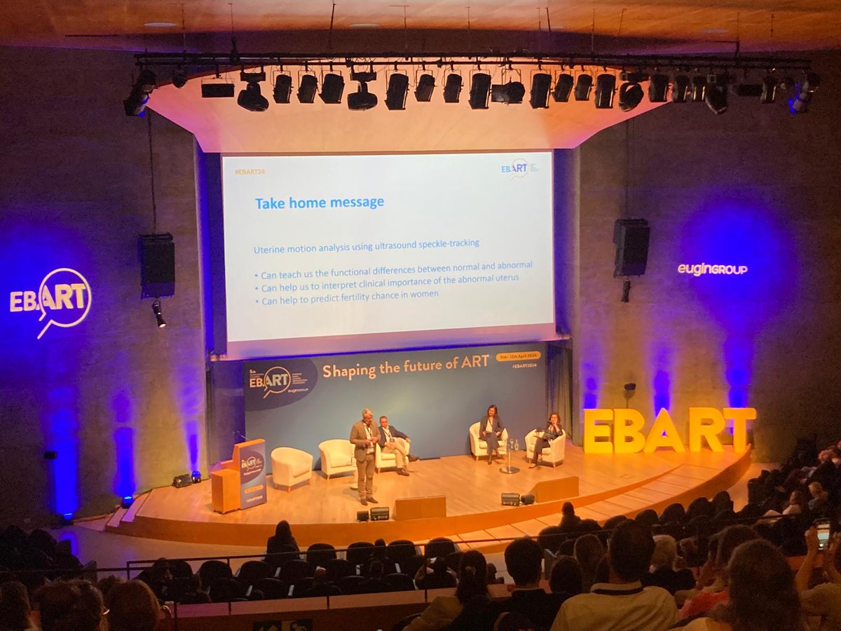 Dr. Schoot, your #keypoints have been noted:
🔵Can teach us the functional differences between normal and abnormal
🔵Can help us to interpret clinical importance of the abnormal uterus
🔵Can help us to predict fertility chance in women
Thanks for the valuable insights!
#EBART2024