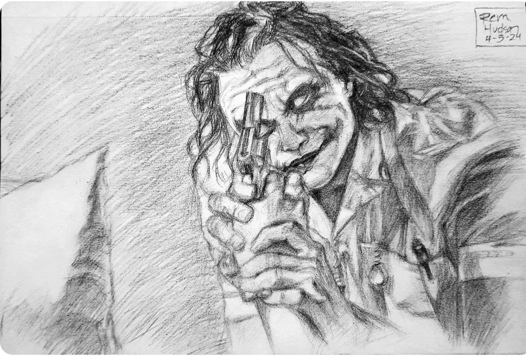 FAITH 
#Joker #thedarkknight #portrait #artist #TheJoker #heathledgerjoker #heathledger #ripheathledger #rip #Joker2 #JokerFolieADeux #FanArtFriday #christianbale #pencilart #gothamcity #earthquake #faith #gun #nolanverse #fanart #Fanarts 
@jokermovie @heathledgerfans