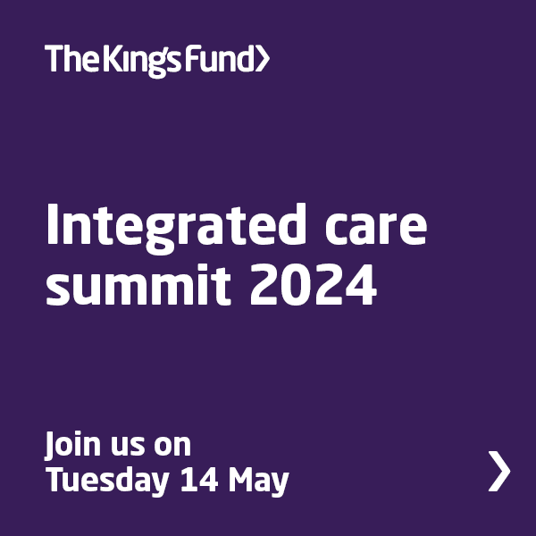 TheKingsFund's tweet photo. At our Integrated care summit we'll hear from Louise Ansari, Chief Executive of @HealthwatchE &amp; @ConfedMatthew Chief Executive of @NHSConfed. They'll be discussing how to realise the full potential of #IntegratedCareSystems. Book your place today. #KFICS24 https://t.co/LUqHrR9900 https://t.co/kpjJgOLHyE