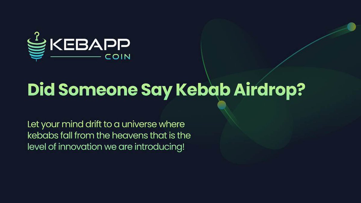 🎁 KebApp Airdrop is now Live 🌥️ Total Pool: 10,000 KEBABS 🌟 Rating: ⭐⭐⭐⭐⭐ 🏆 Winners: Top 100 Participants 📅 End Date : 09 May 2024 📘 Airdrop Page - zealy.io/cw/kebabcommun… #Airdrop #KebApp #AirdropAuditors #Airdrops