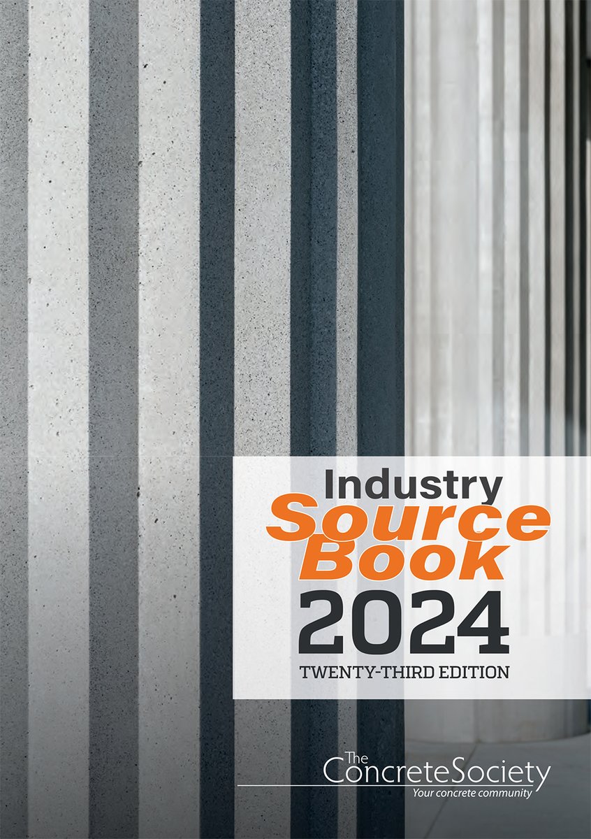 The 23rd edition of The Concrete Society Industry Source Book is now available. Members will have received a copy with the April issue of 'Concrete'. Visit our on-line searchable Source Book here: tinyurl.com/5n8kxvp2 #concrete #construction #directory