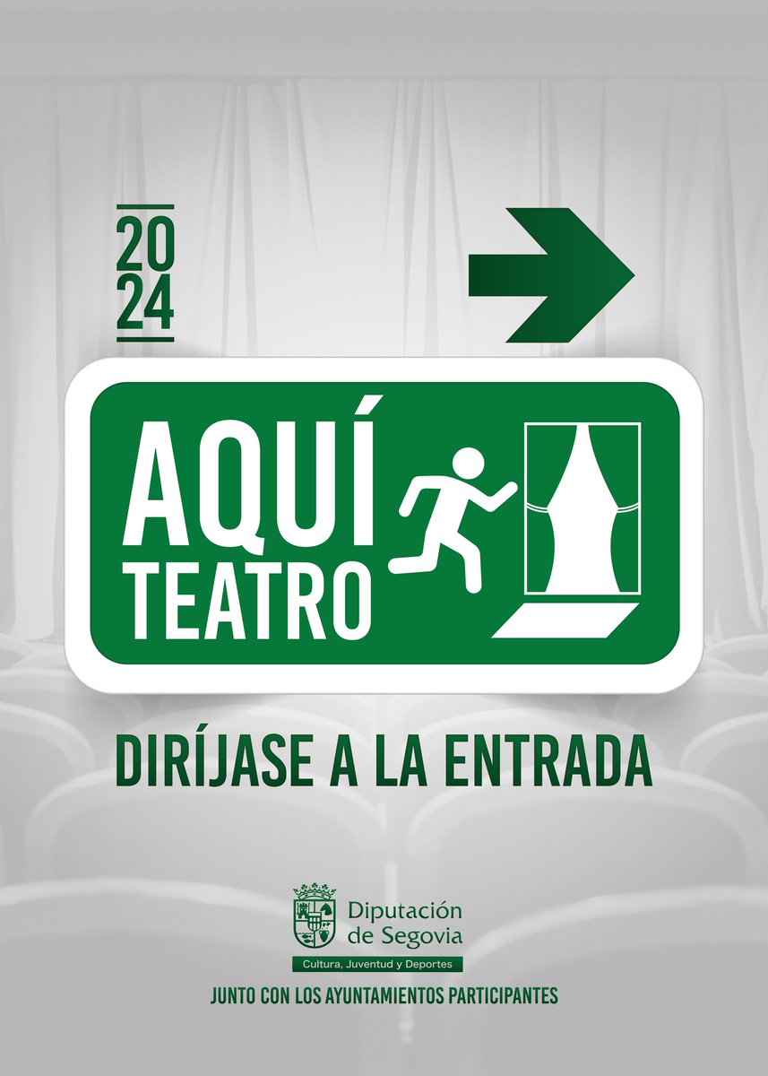 🎭 Nueva actuación del programa 'Aquí teatro' de la Diputación 📆 13 de abril 👉 Ondinas Blancas: Princi y Pita en Villacastín 👉 Y ahora q? teatro: ¡¡¡Mamaaaa!!! en Navas de Oro 👉 Catarsis: pasaremos sin nombres a la historia en Aguilafuente Más información 👇…