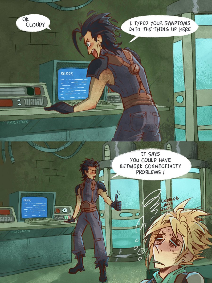 going through Crisis Core again and this is old but still my fave FF7 thing i've ever drawn