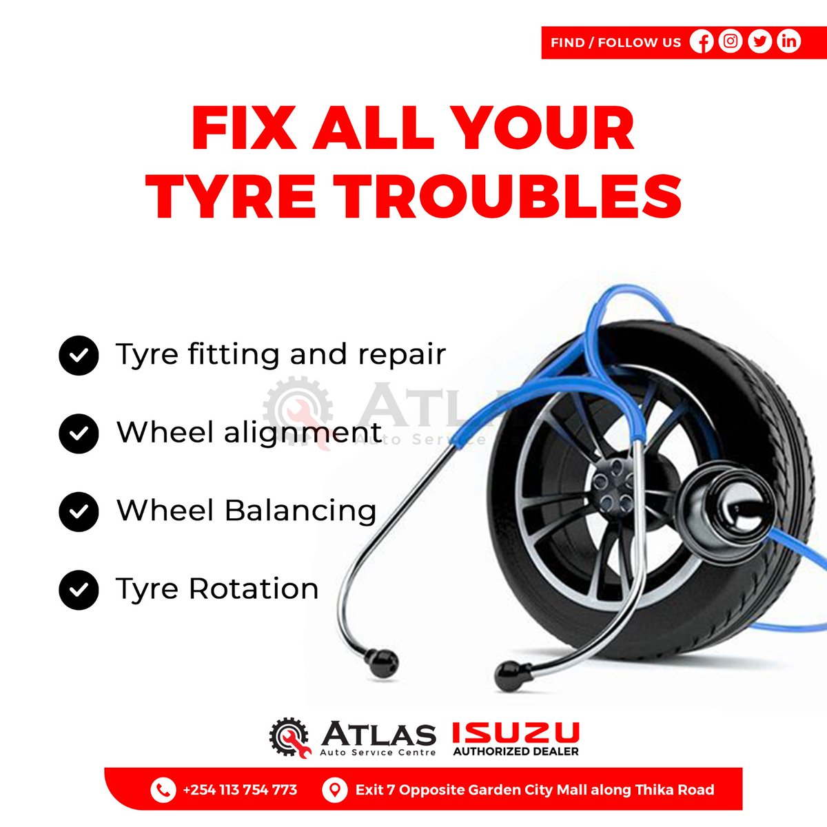 Trouble with your car?Say no more! 🛠️🚗 Let @Atlasautocentre be your go-to solution for all things automotive.From minor fixes to major overhauls,our expert team has got you covered.Get ready to hit the road worry-free! 💪 #howcanwehelp #AtlasAutoService #ProblemSolved #sigor
