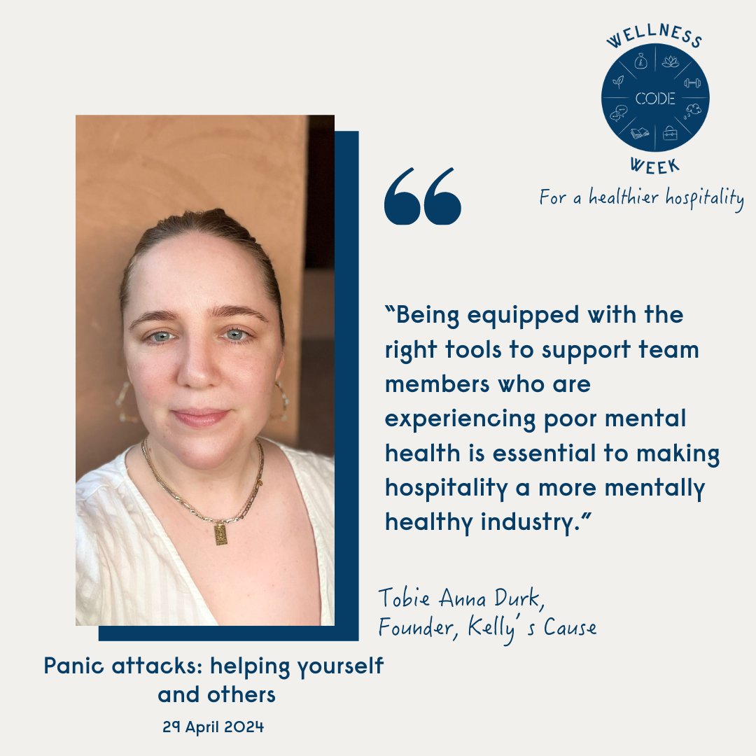 Panic attacks in hospitality are common. Would you know what to do if one of your colleagues experienced one? Tobie Anna Durk of mental health charity Kelly’s Cause will talk us through how to support your team and foster a supportive workplace: bit.ly/4aOcnHe