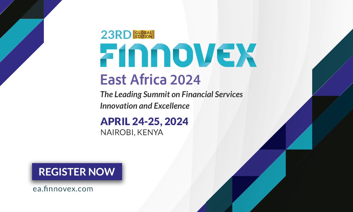 Unlocking the Future of Finance: Join us at @_Finnovex East Africa 2024 in Nairobi on April 24th-25th! 🌍 Under the theme 'Innovating for Inclusive Finance,' we're pioneering the next chapter in East Africa's financial journey. #FinnovexEastAfrica #InclusiveFinance