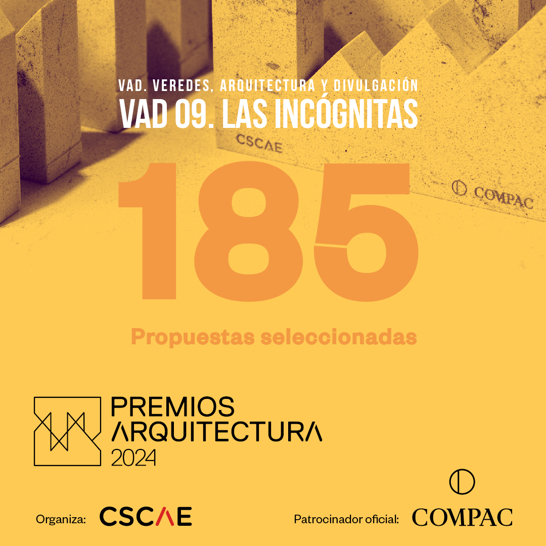 ¡Nos complace enormemente anunciar que VAD. veredes, arquitectura y divulgación ha sido seleccionada dentro del ámbito de la divulgación, diversificación e innovación en los Premios ARQUITECTURA 2024 organizados por @CSCAE. ¡Contentísimos de finalizar así la semana! cc @hitear