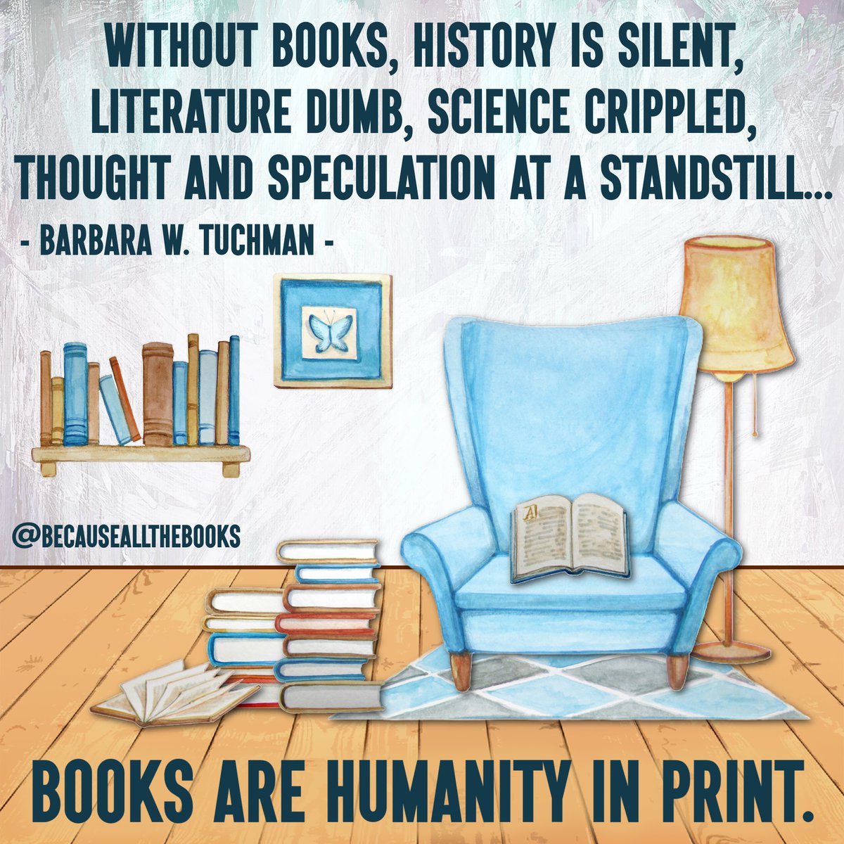 'Books are humanity in print.'

#BecauseAllTheBooks #BooksAreLife #BooksMakeMeHappy #BooksAreEssential