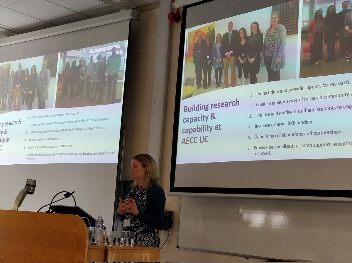 Optimising collaboration through #research presented by our Head of Research @AECCUniversityC at #PRS2024