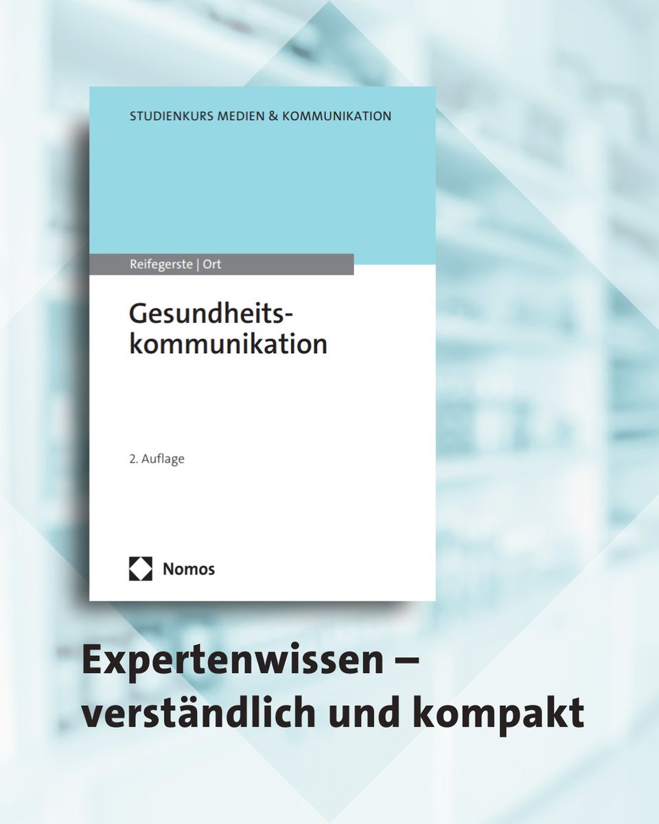 Nicht nur in Zeiten von Pandemien wichtig: Gesundheitskommunikation 🗣️ 👉 Das Lehrbuch vermittelt Studierenden und Berufspraktiker:innen einen Überblick über die wesentlichen Ansätze und Befunde im Forschungs- und Anwendungsgebiet der Gesundheitskommunikation.