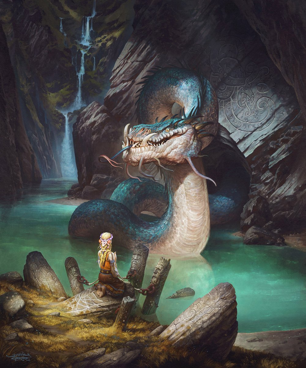 Sentinelcreativ's tweet photo. The Basilisk by Justin Gerard
https://t.co/BBWwWqkqkq https://t.co/OE4pdbPIXd