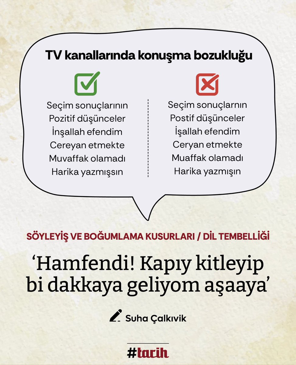 Türkçeyi iyi kullandığı düşünülen insanlar bile konuşurken zaman zaman bazı hatalar yapar. Bunlardan biri de “atlama” (sesi yutma) diye tanımlanan söyleniş bozukluğu, ünlü ve ünsüz harflerin söyleniş hatalarıdır. Eğer sağlık sorunları yoksa, söyleyiş ve boğumlama kusurları, dil