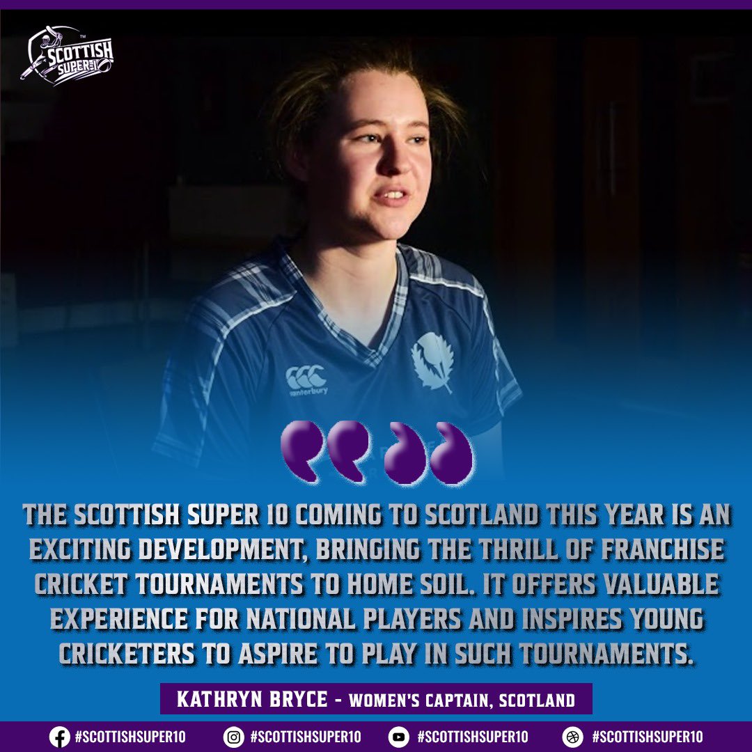 The Scottish leader has spoken! 🏴󠁧󠁢󠁳󠁣󠁴󠁿

#scotlandcricket #cricketlover #scottishsuper10 #cricketfans #t10 #scotlandfranchise #cricket #t10league #CricketTwitter